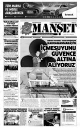 KAHRAMANMARAŞ MANŞET