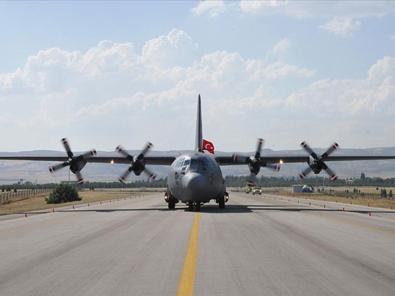 İşte MSB’ye ait kargo uçağının düşme anı