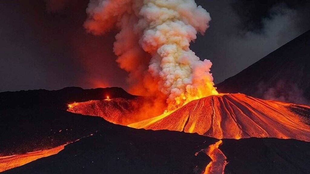 Japonya’nın Sakurajima Yanardağı’nda Patlama