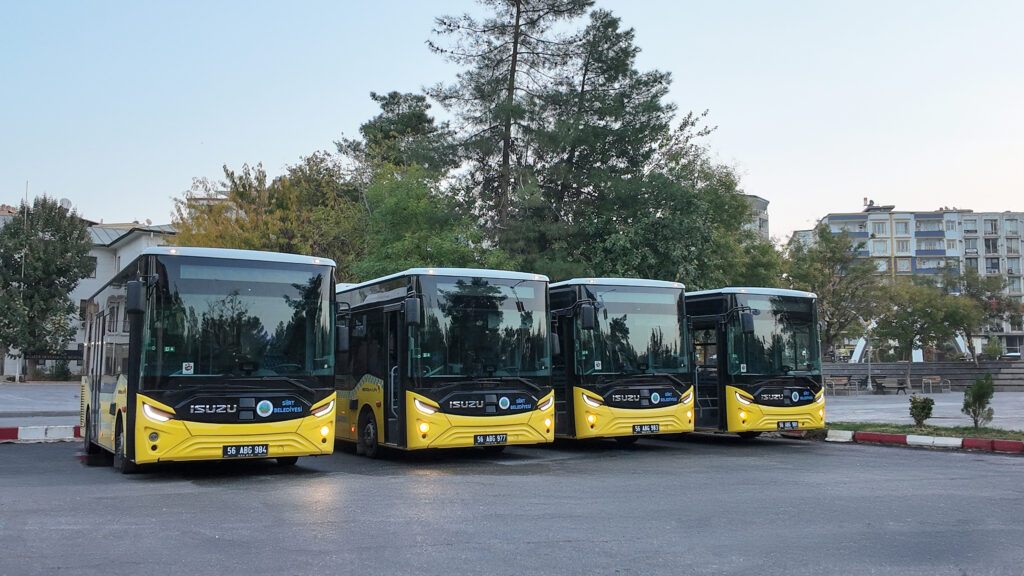 Allison donanımlı Isuzu Novociti Life midibüsler, Siirt yollarında fark yaratıyor