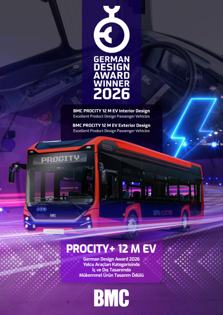 BMC’ye German Design Award 2026’dan Çifte Tasarım Ödülü