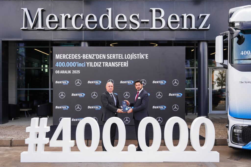 Sertel Grup Lojistik, Aksaray Kamyon Fabrikası’nda Üretilen 400 Bininci Kamyonu Filosuna Ekledi