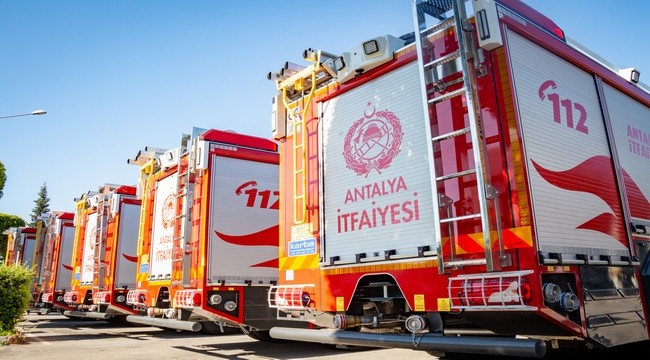 Antalya BB, Toplam 32 Adet İtfaiye Aracı İçin İhale Yaptı