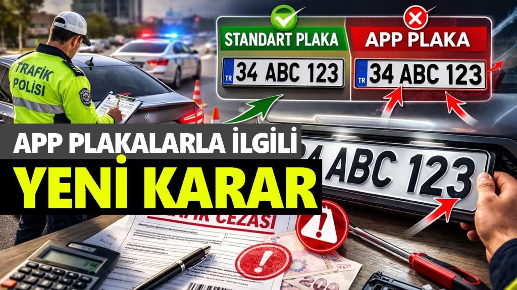APP plaka için yeni karar! İçişleri Bakanı duyurdu