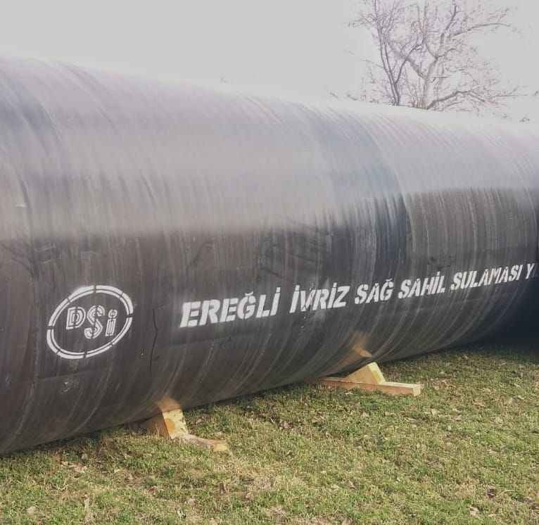 DSİ 4. Bölge, Ereğli İvriz Sağ Sahil Çelik Boru Temini 7.Kısım İhalesini Kazanan…