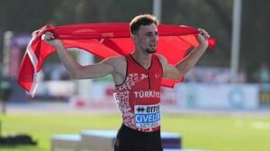 Milli atlet Yunus Emre Civelek, Avrupa’da Türkiye rekoru kırarak şampiyon oldu