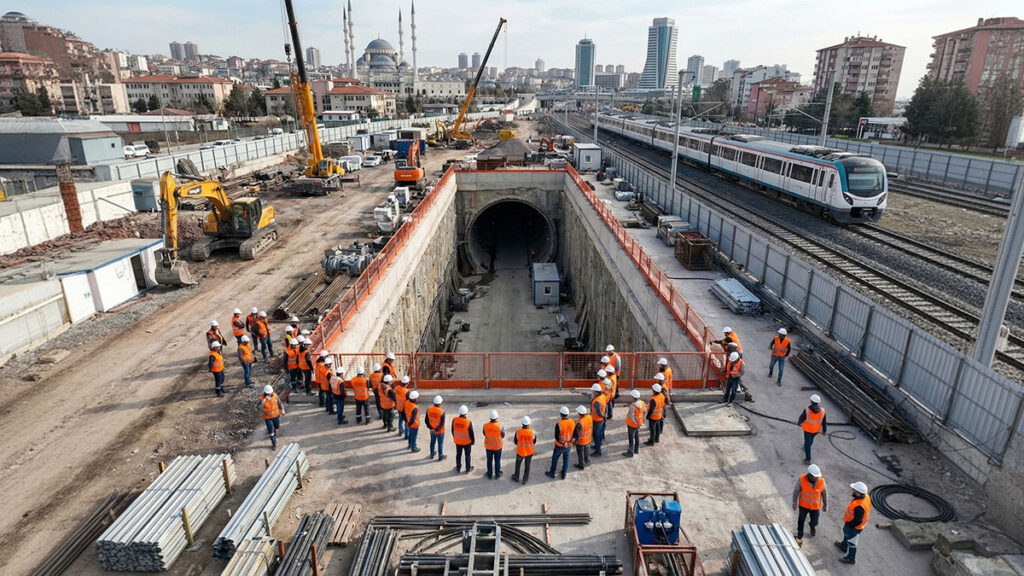 Mamak Metro Hattı’nda Tünel Ve İstasyon Çalışmaları Sürüyor