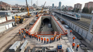 Mamak Metro Hattı’nda Tünel Ve İstasyon Çalışmaları Sürüyor