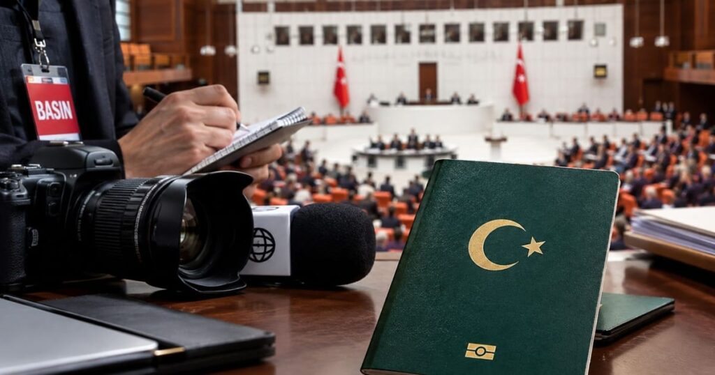 Gazetecilere yeşil pasaport gündemde: Teklif TBMM’ye sunuldu